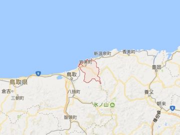 鳥取県岩美町の地図